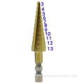 Titanium Coated Step Drill Bit